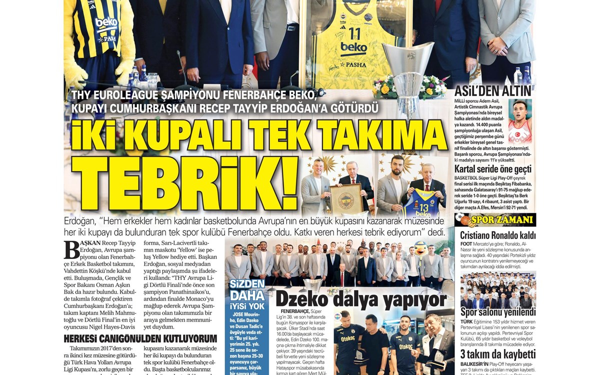 Fenerbahçe takım sezon öncesi hazırlık yaparken