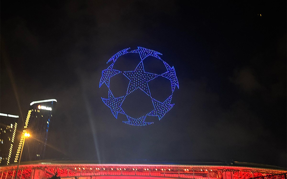 Galatasaray 25. şampiyonluk kutlaması drone gösterisi