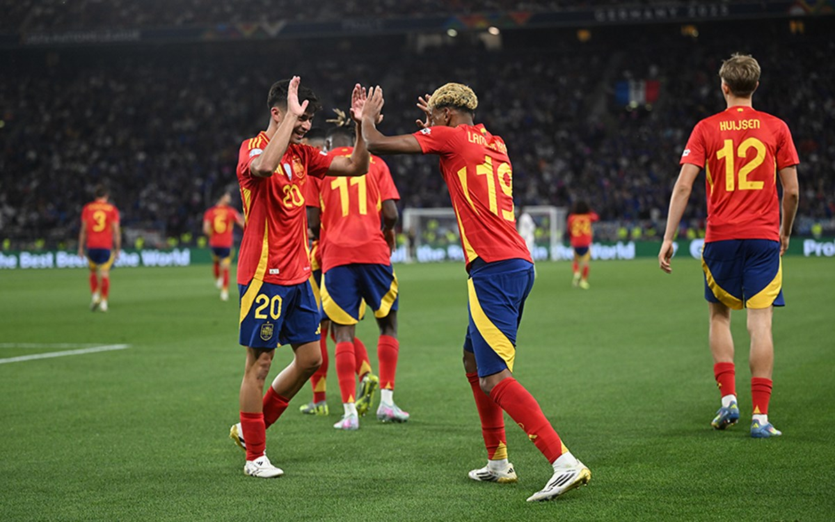 UEFA Uluslar Ligi yarı final maç görüntüsü