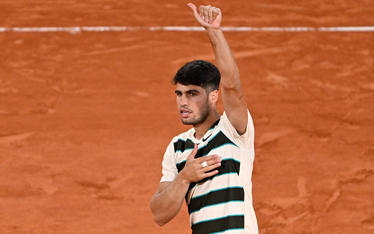 Fransa Açık tenis turnuvasında Alcaraz'ın zaferi