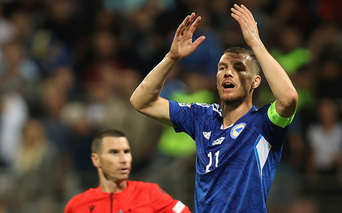 Bosna Hersek ve San Marino arasındaki maçın görüntüsü