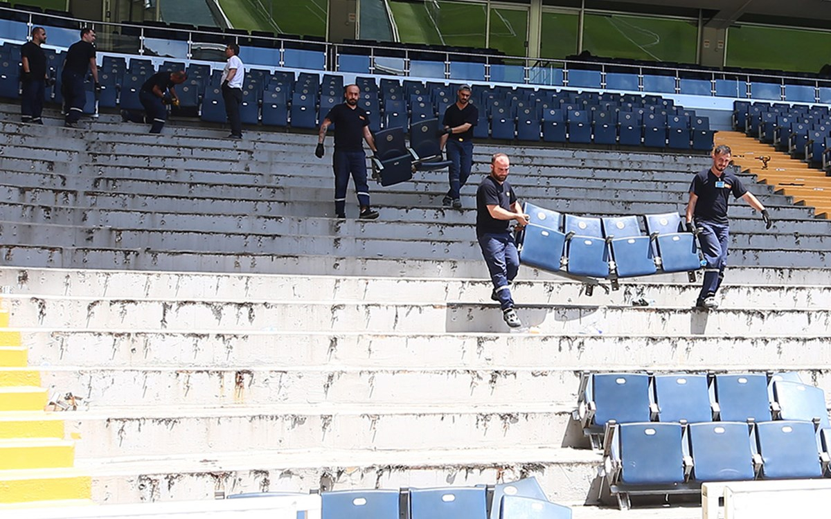 Fenerbahçe Ülker Stadı'nda Yenileme ve Tadilat İşlemleri Başladı