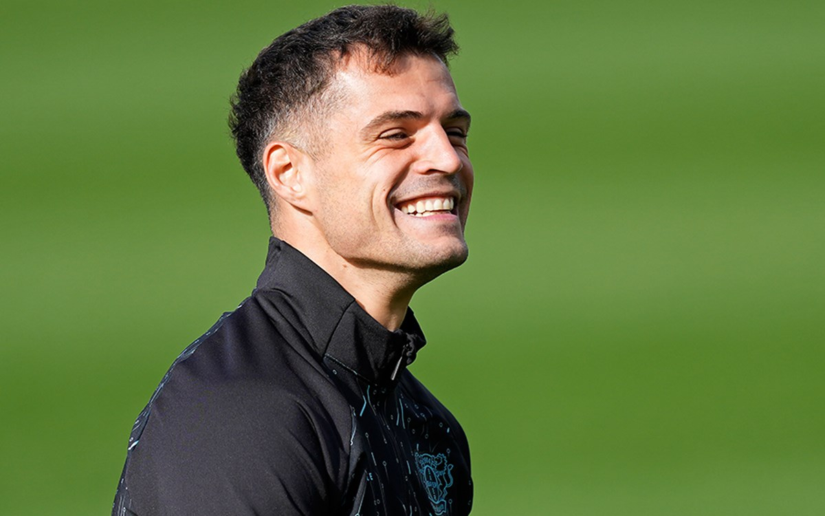 Granit Xhaka futbolcu portresi