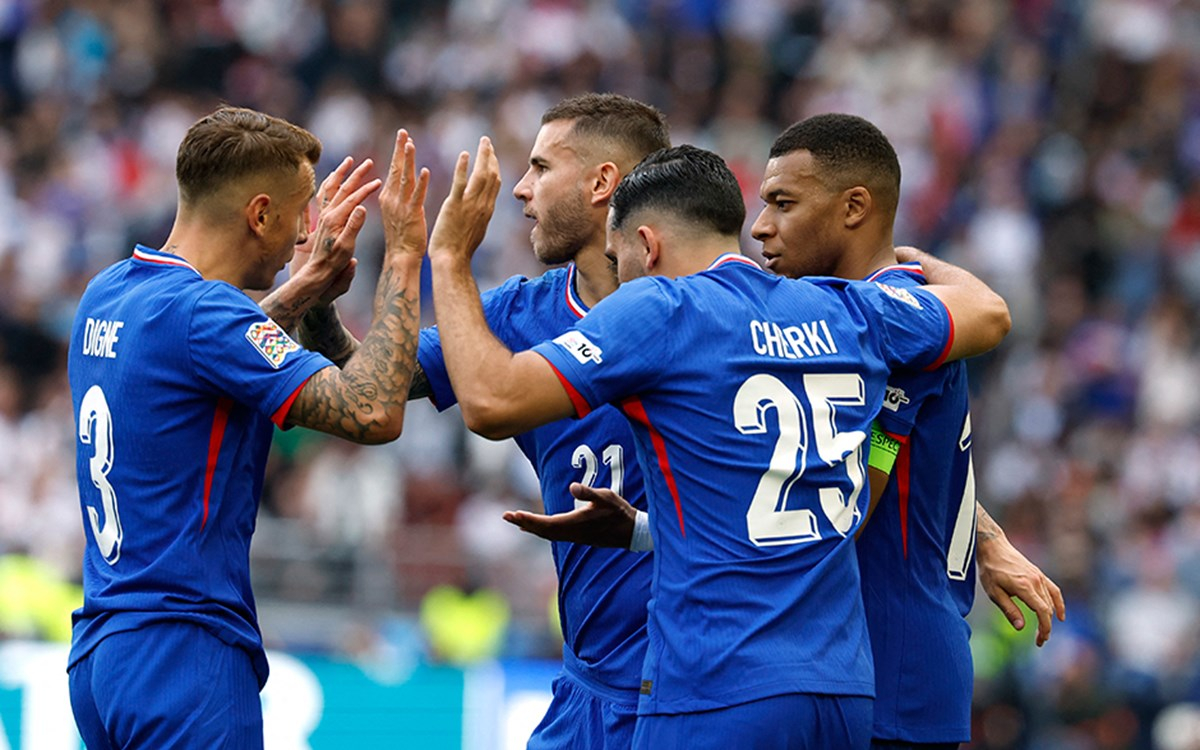 Fransa ve Almanya takımlarının UEFA Uluslar Ligi üçüncülük maçında karşılaşması