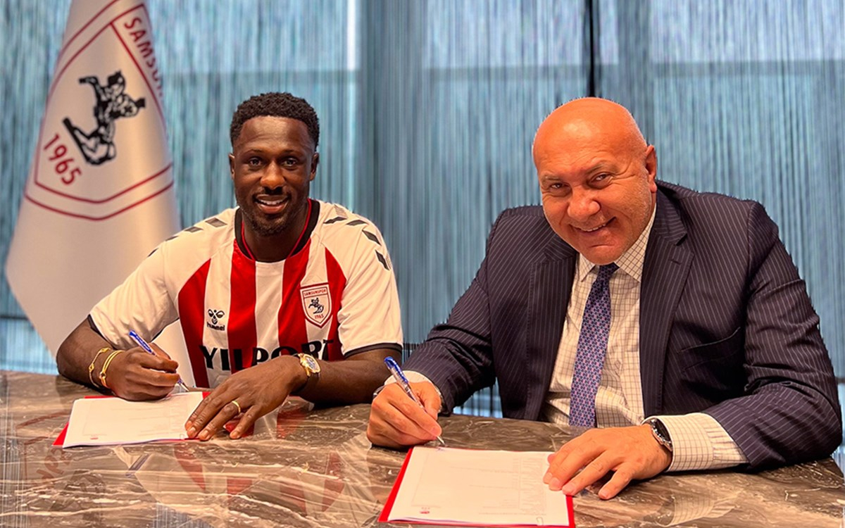 Kingsley Schindler Samsunspor formasıyla sahada