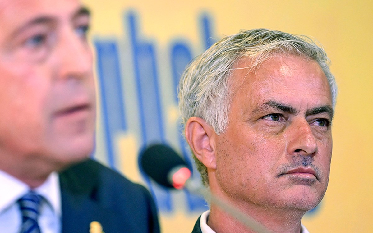 Fenerbahçe kulübü ve Jose Mourinho görüntüsü
