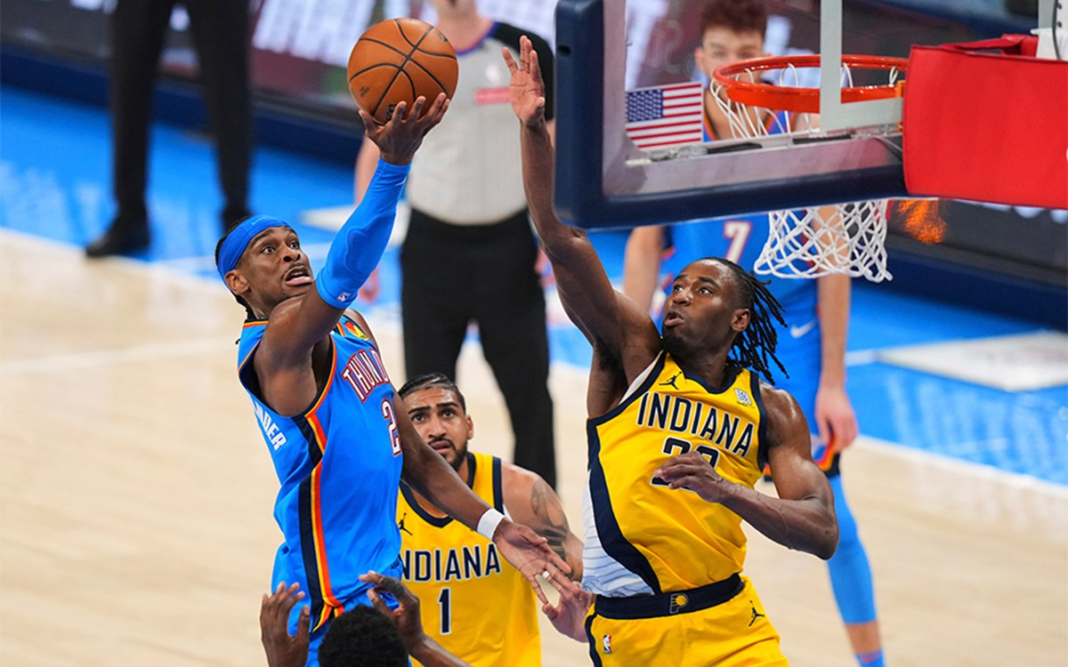 NBA final serisinde Oklahoma City Thunder ve Indiana Pacers karşılaşması oynanıyor