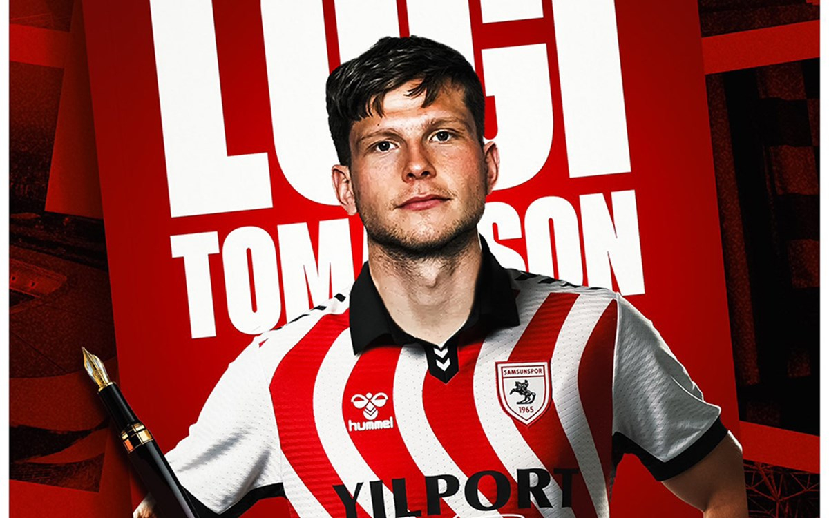 Samsunspor yeni transfer Logi Tomasson sahada