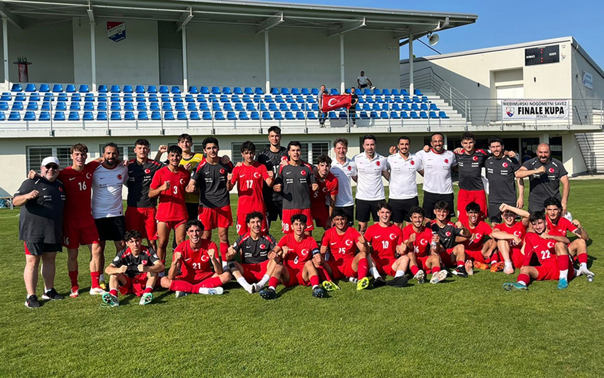 Türkiye U18 Futbol Takımı Hırvatistan'da İrlanda'yı yendi